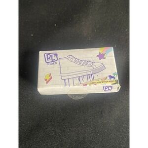 Real Littles Shoes Miniature Pink Purple Slip On Sneakers Collectible Toy Box